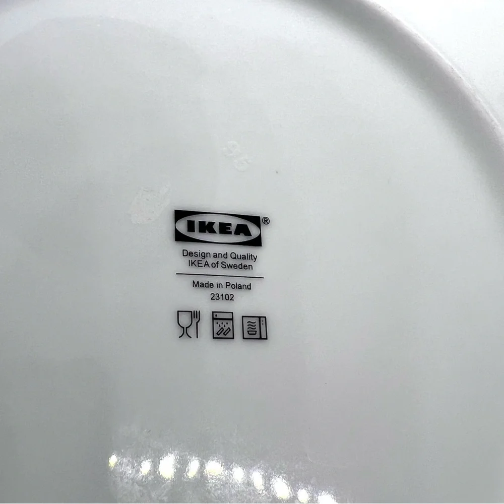 IKEA Dinner Plate 23102 Glodande Limited Edition Walter Van Beirendonck